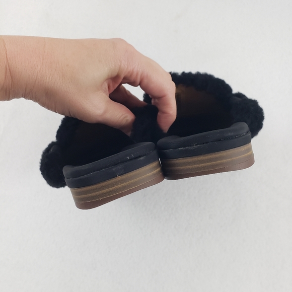 UGG NWOB Janaya Cozy Mule Slip On Slippers Black Women's Size 9 - Picture 7 of 11
